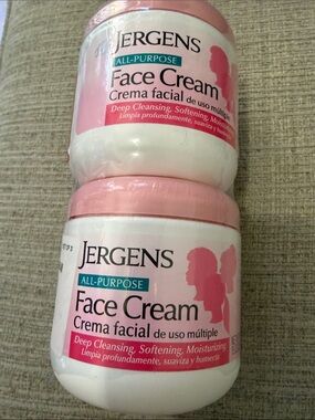 Jergens All-Purpose Pink & White Face Cream — Moisturizing Daily Facial Cream